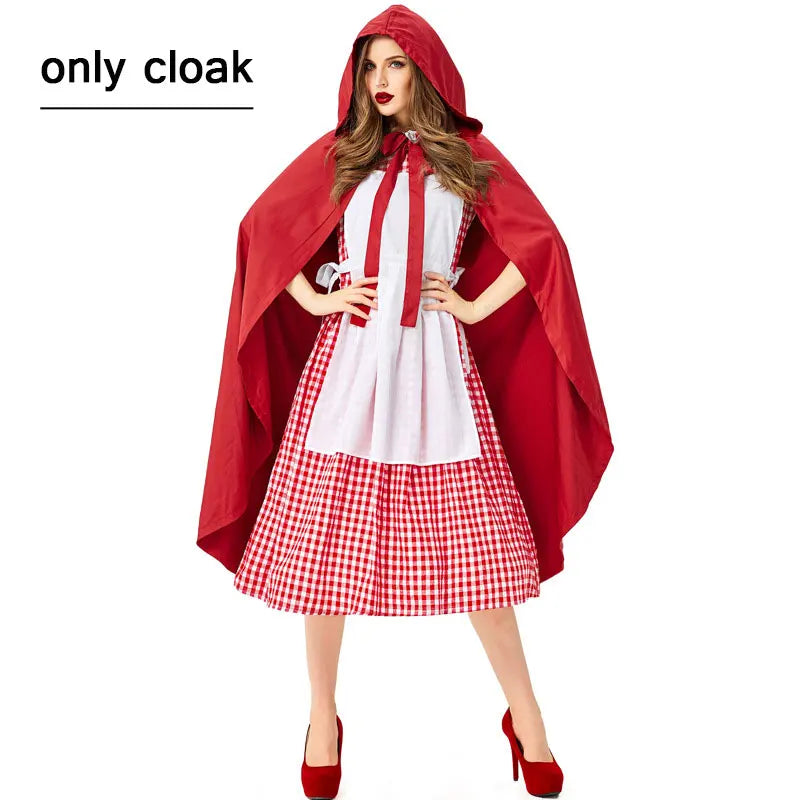 Enchanted&nbsp;Red Hooded Cape