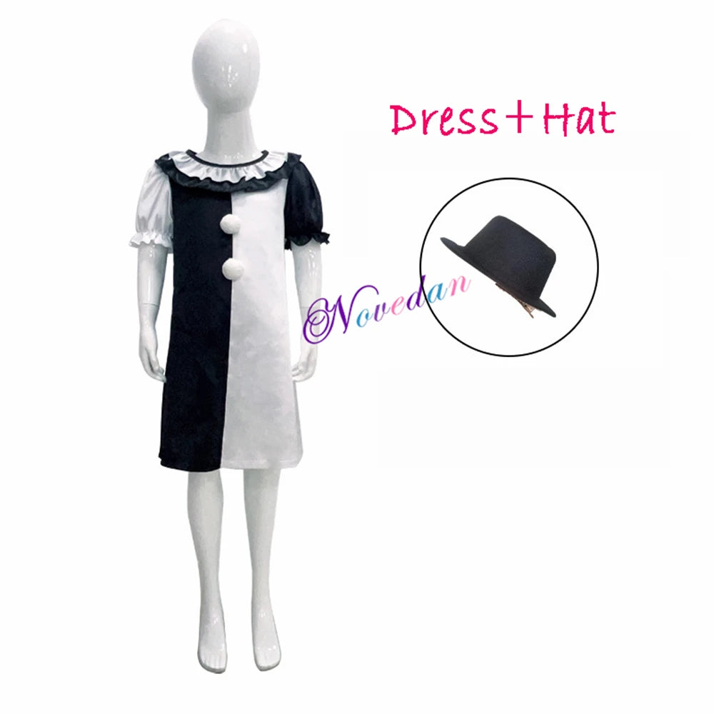 Creepy Carnival Clown – Kids’ Halloween Costume Set