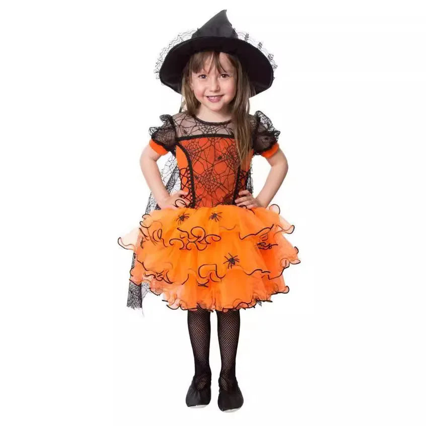 Little Pumpkin Witch – Kids’ Halloween Costume Set