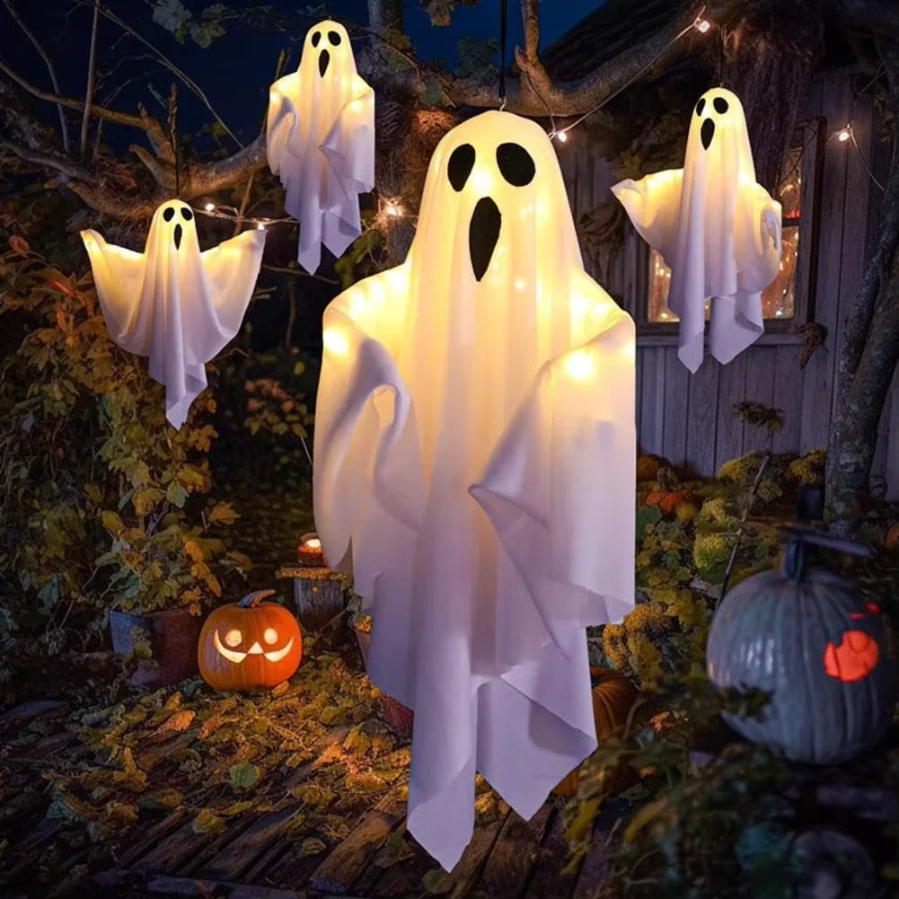 Spooky Glow Hanging Ghosts