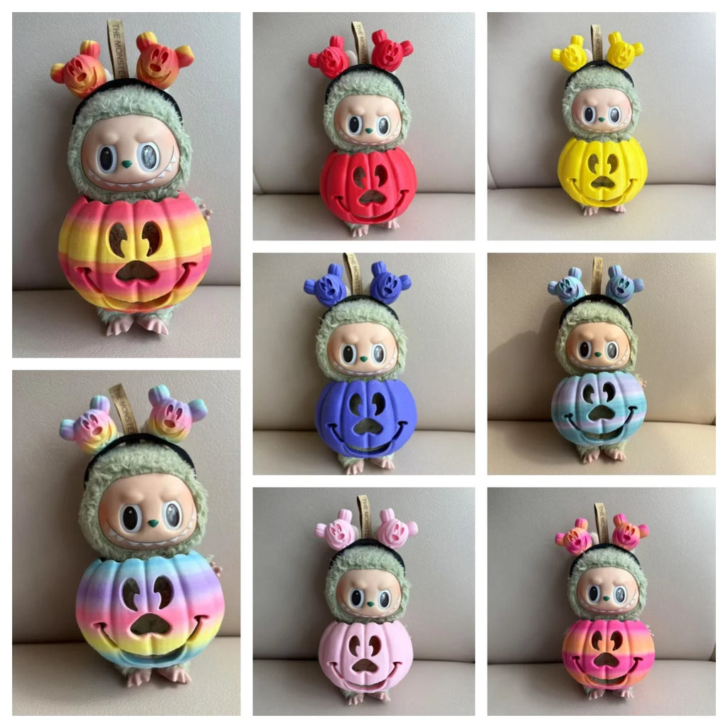 Rainbow Pumpkin Trickster Figurine