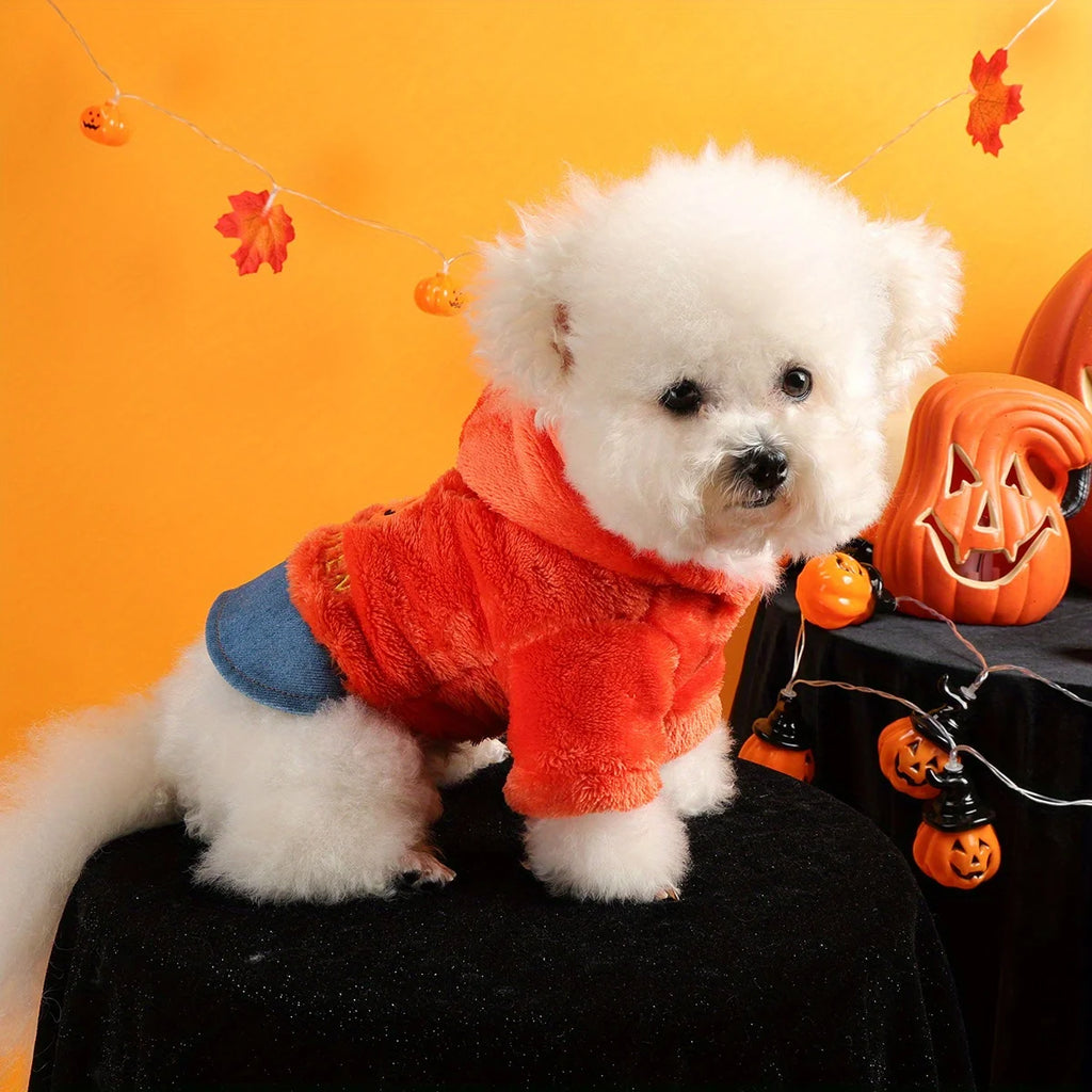 Pumpkin Paws Hoodie – Cozy Halloween Outfit for Pets