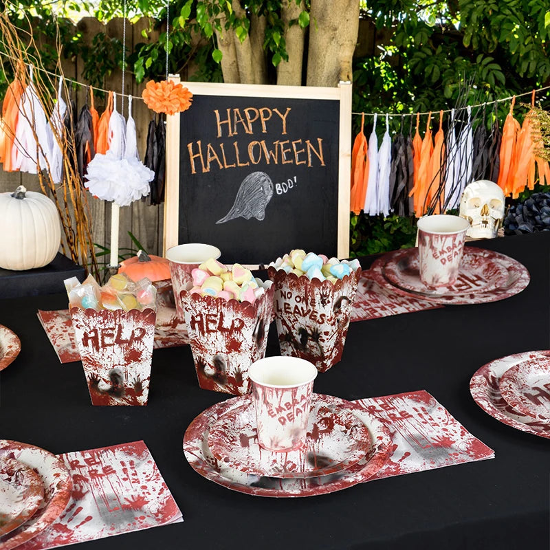 Bloody Horror Party Tableware Set