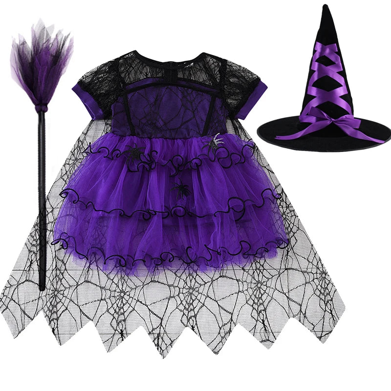 Little Pumpkin Witch – Kids’ Halloween Costume Set