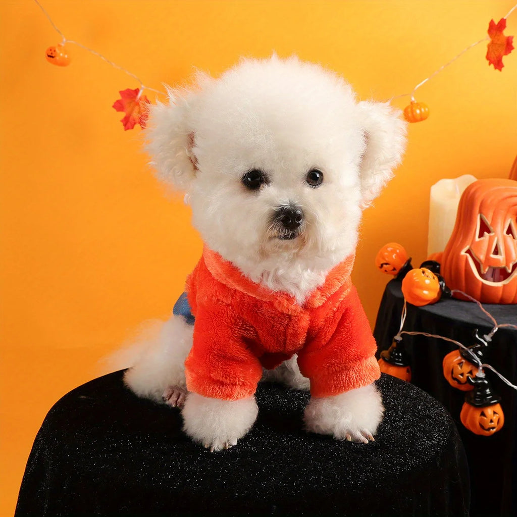 Pumpkin Paws Hoodie – Cozy Halloween Outfit for Pets
