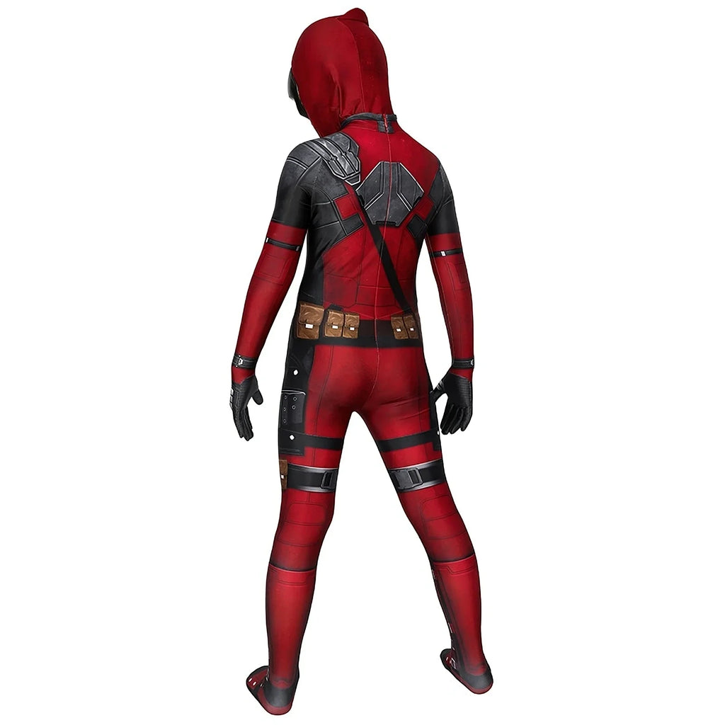 Heroic Mercenary Suit – 4-Piece Deadpool-Inspired Costume Set
