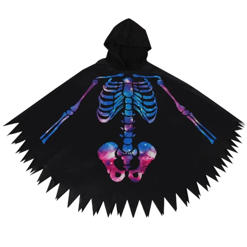 Neon Nightmare Cape – Women’s Halloween Cloak”