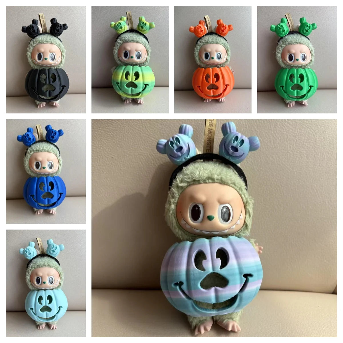 Rainbow Pumpkin Trickster Figurine