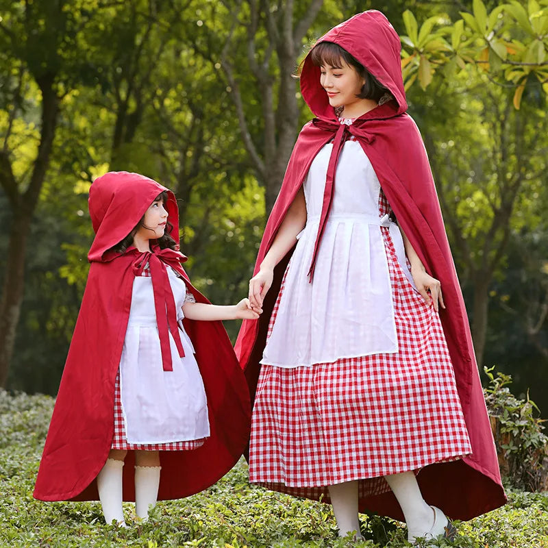 Enchanted&nbsp;Red Hooded Cape