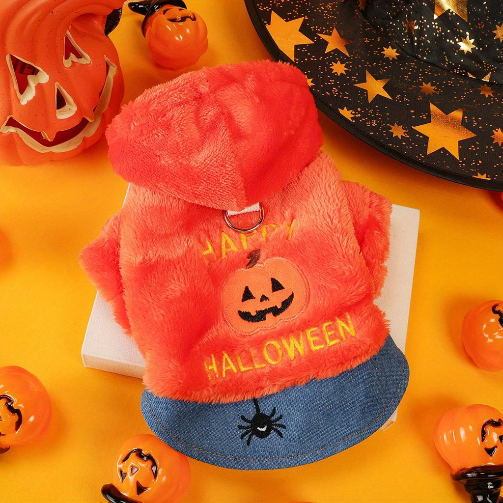 Pumpkin Paws Hoodie – Cozy Halloween Outfit for Pets