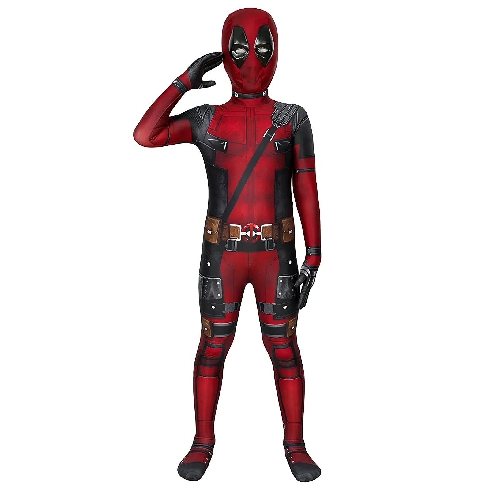 Heroic Mercenary Suit – 4-Piece Deadpool-Inspired Costume Set