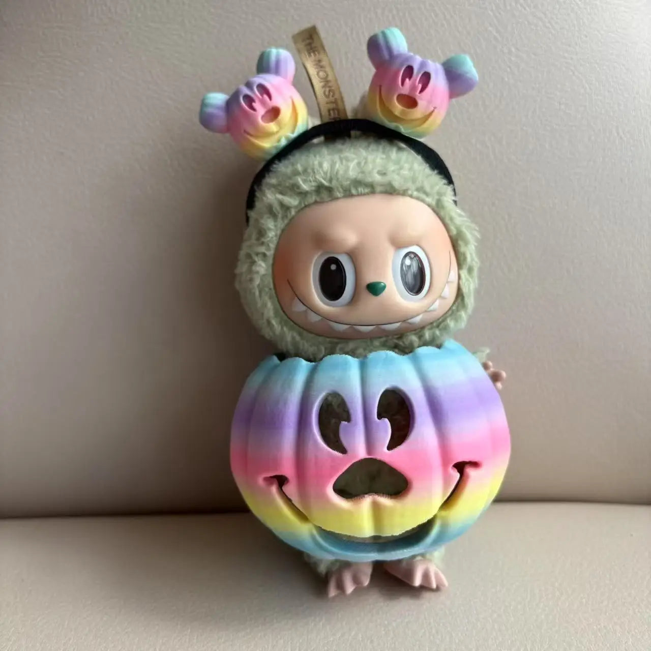 Rainbow Pumpkin Trickster Figurine