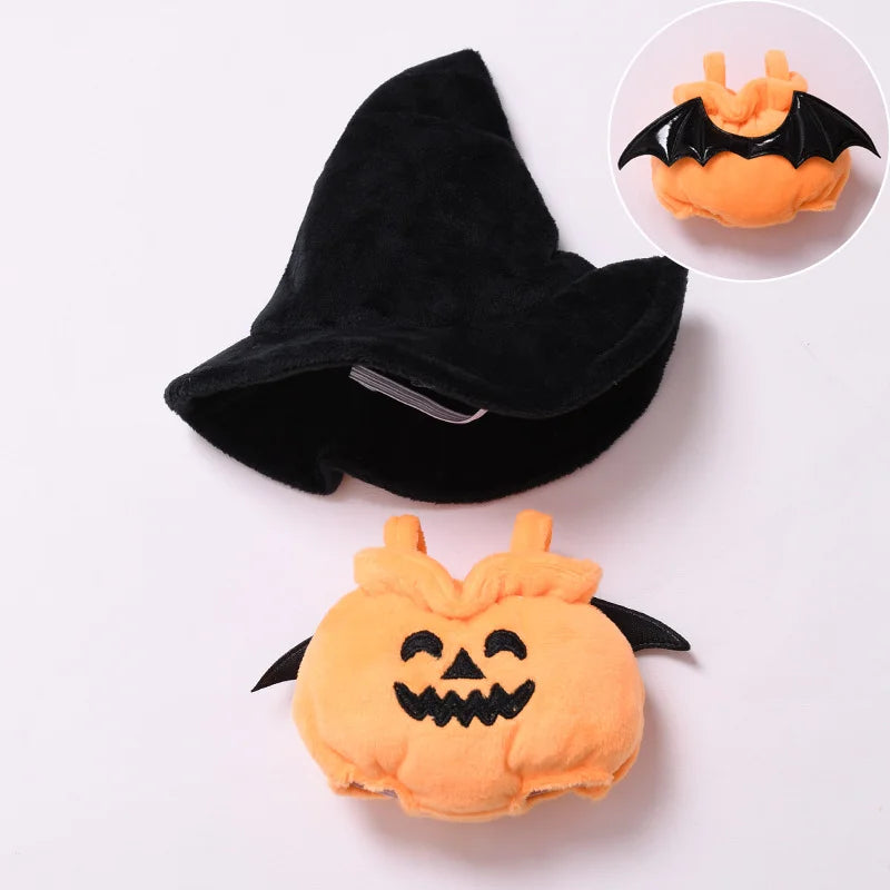 Pumpkin Witch Plush Duo