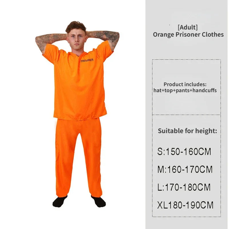 Lockdown Prisoner Costume Set