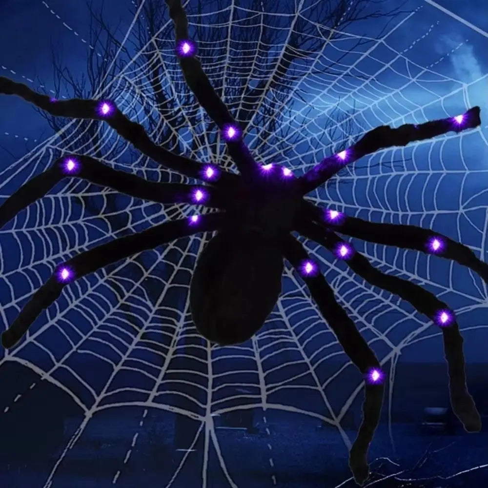 Glowing Spider Web Lights