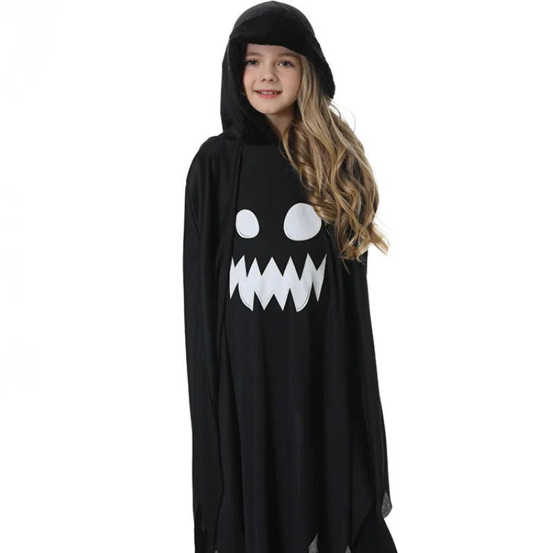 Glow &amp; Boo – Kids’ Glow-in-the-Dark Ghost Poncho