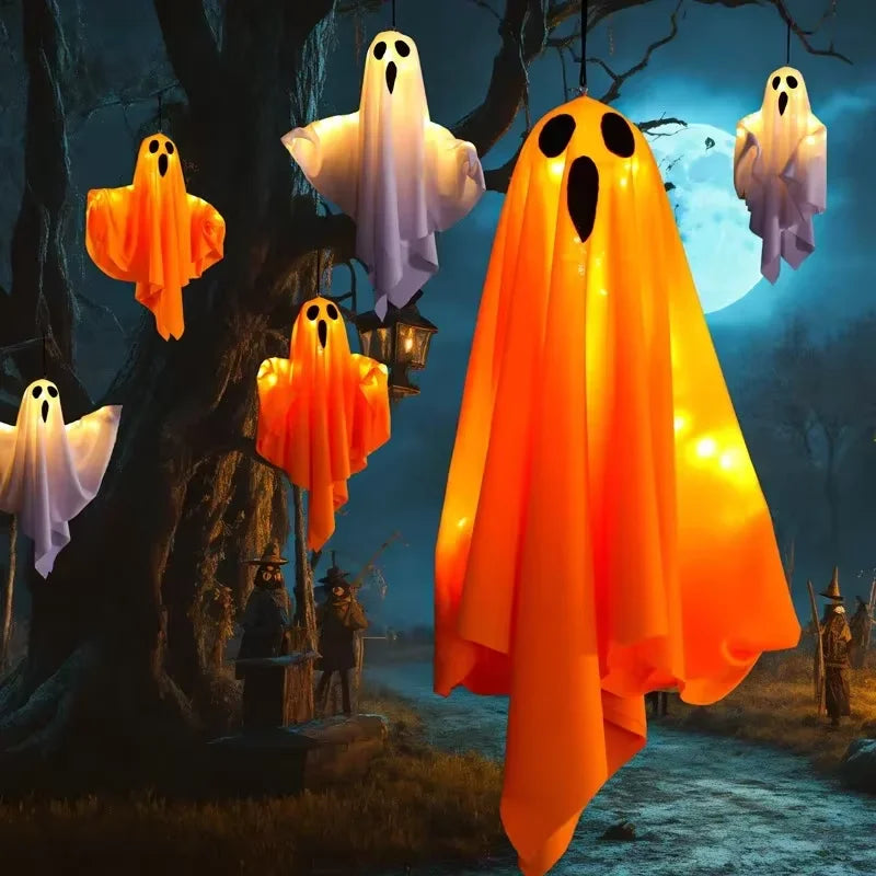 Spooky Glow Hanging Ghosts
