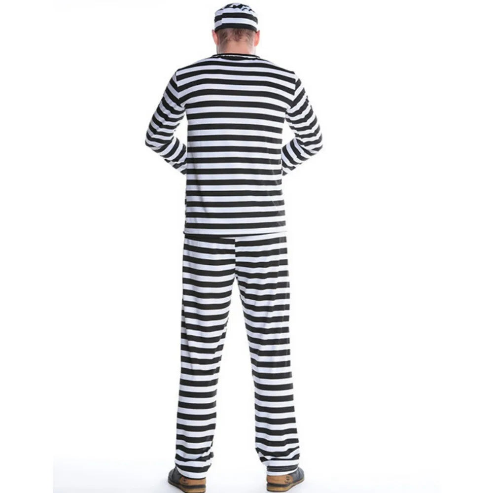 Partners in Crime – Couple Prisoner Costume Set