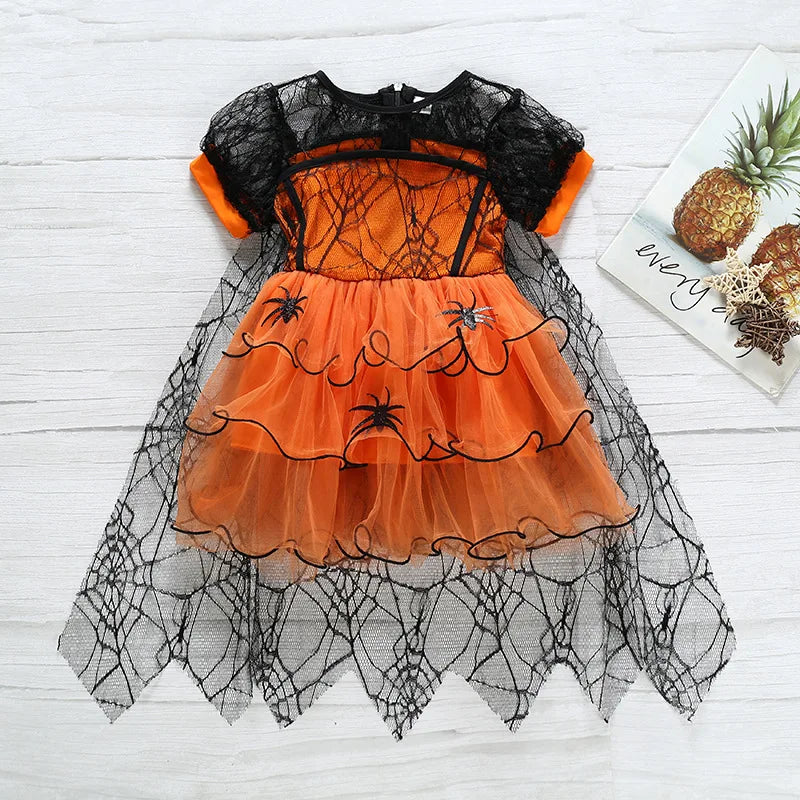 Little Pumpkin Witch – Kids’ Halloween Costume Set