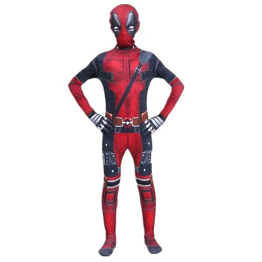 Heroic Mercenary Suit – 4-Piece Deadpool-Inspired Costume Set