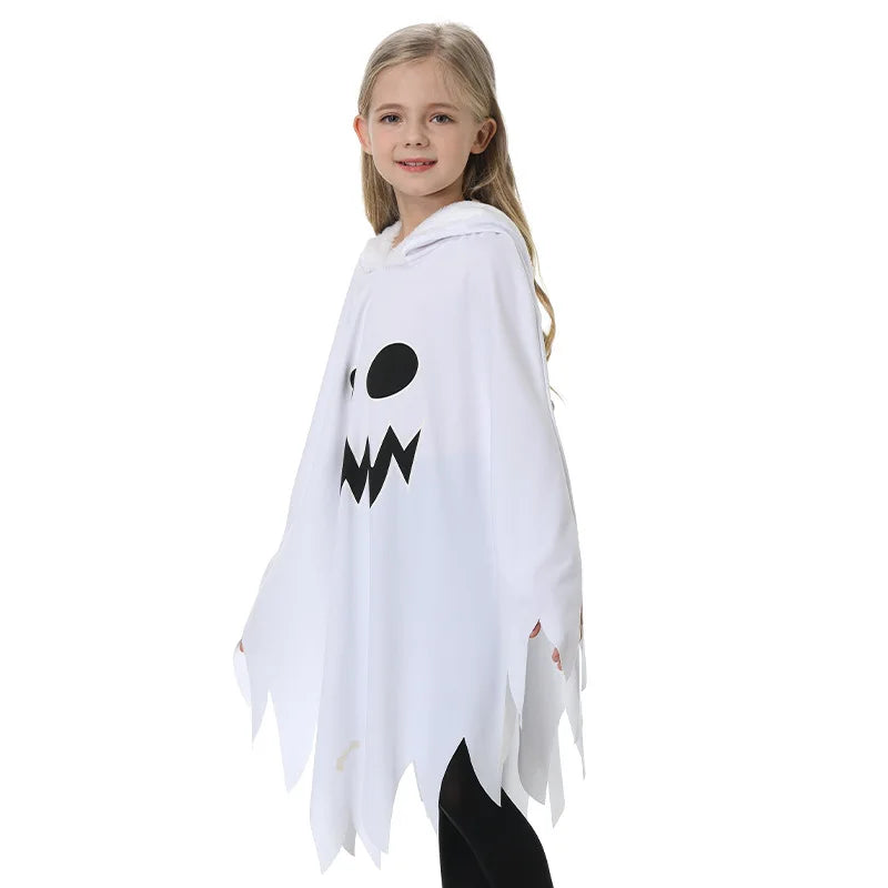 Glow &amp; Boo – Kids’ Glow-in-the-Dark Ghost Poncho