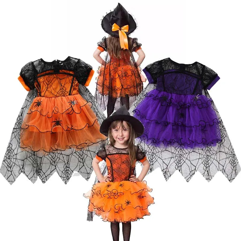 Little Pumpkin Witch – Kids’ Halloween Costume Set